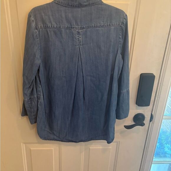 Cloth & Stone Light Blue Button-Down Shirt - Picture 3 of 5